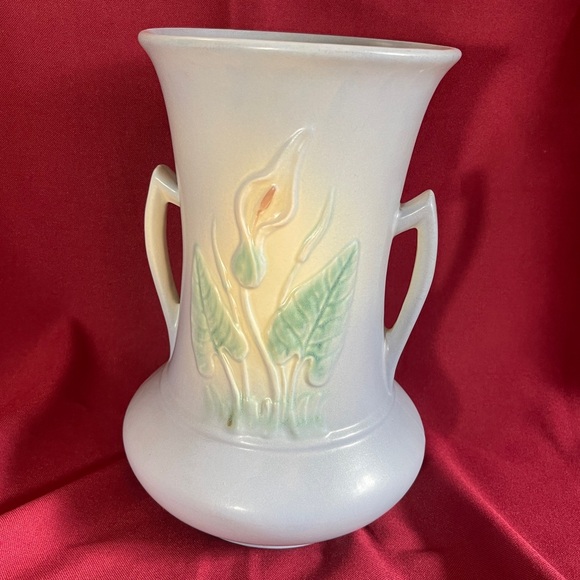 Hull Other - Vintage Hull Calla Lilly 520/33-10 Vase 2 Handle 10.75” Tall Blue/Yellow EUC!
